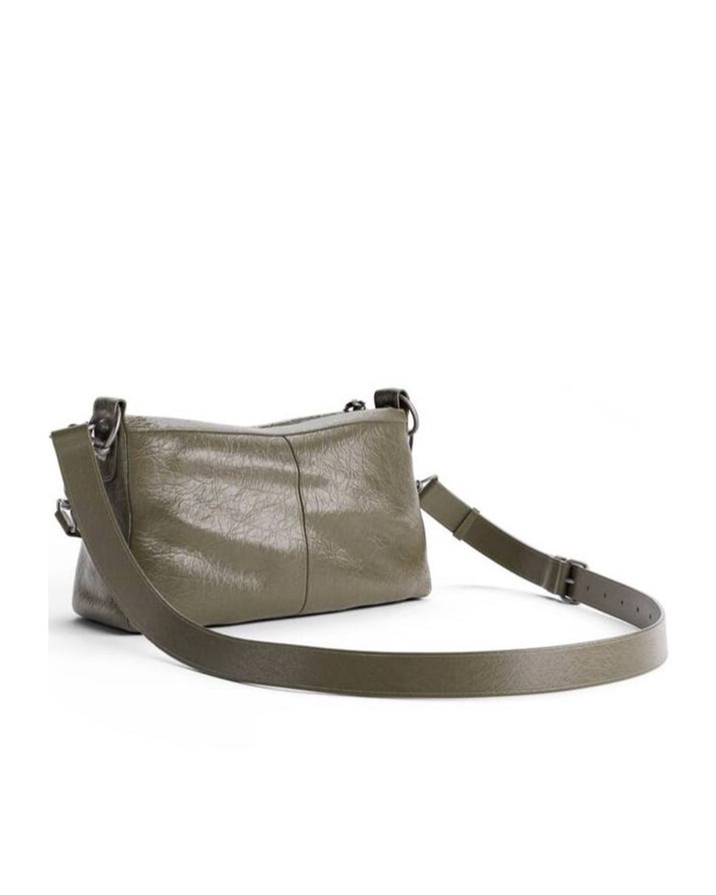 Balenciaga Gray Le City Moto Mini Shoulder Bag