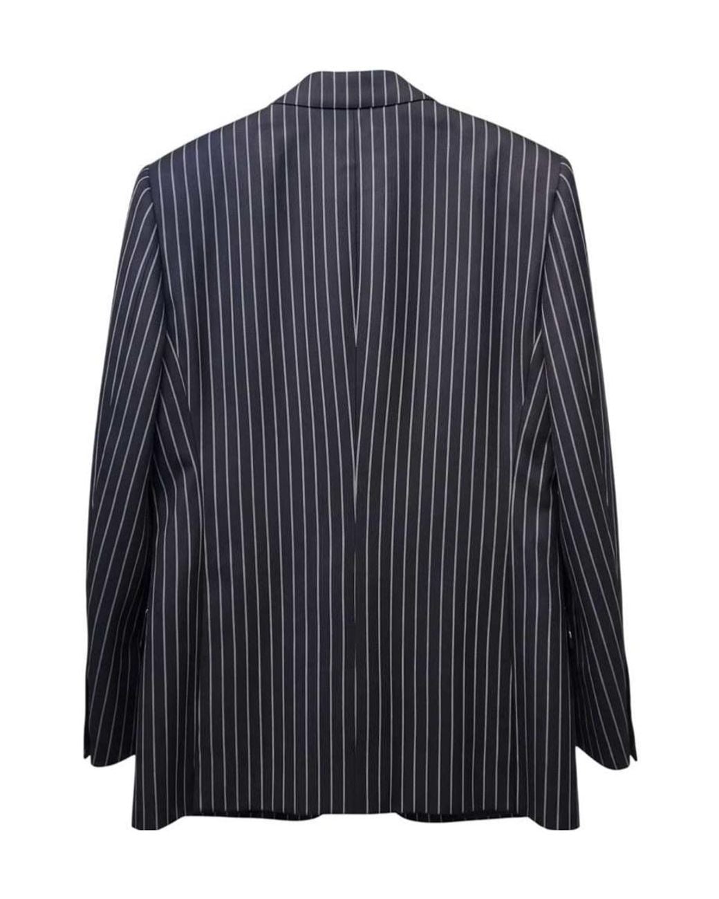 Tom Ford Blue Striped Suit Jacket for men