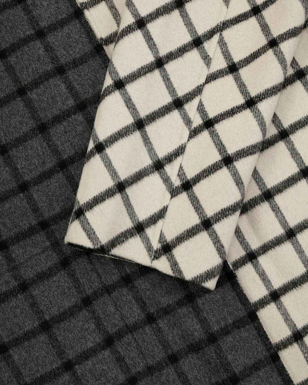 Weekend by Maxmara Multicolor Round-Necked Plaid Coat