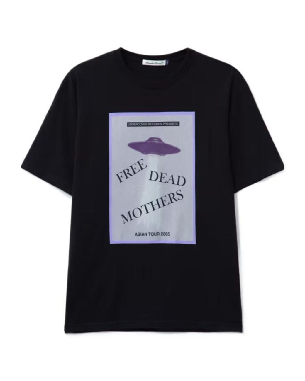 Undercover Black Graphic-Printed Crewneck T-Shirt for men