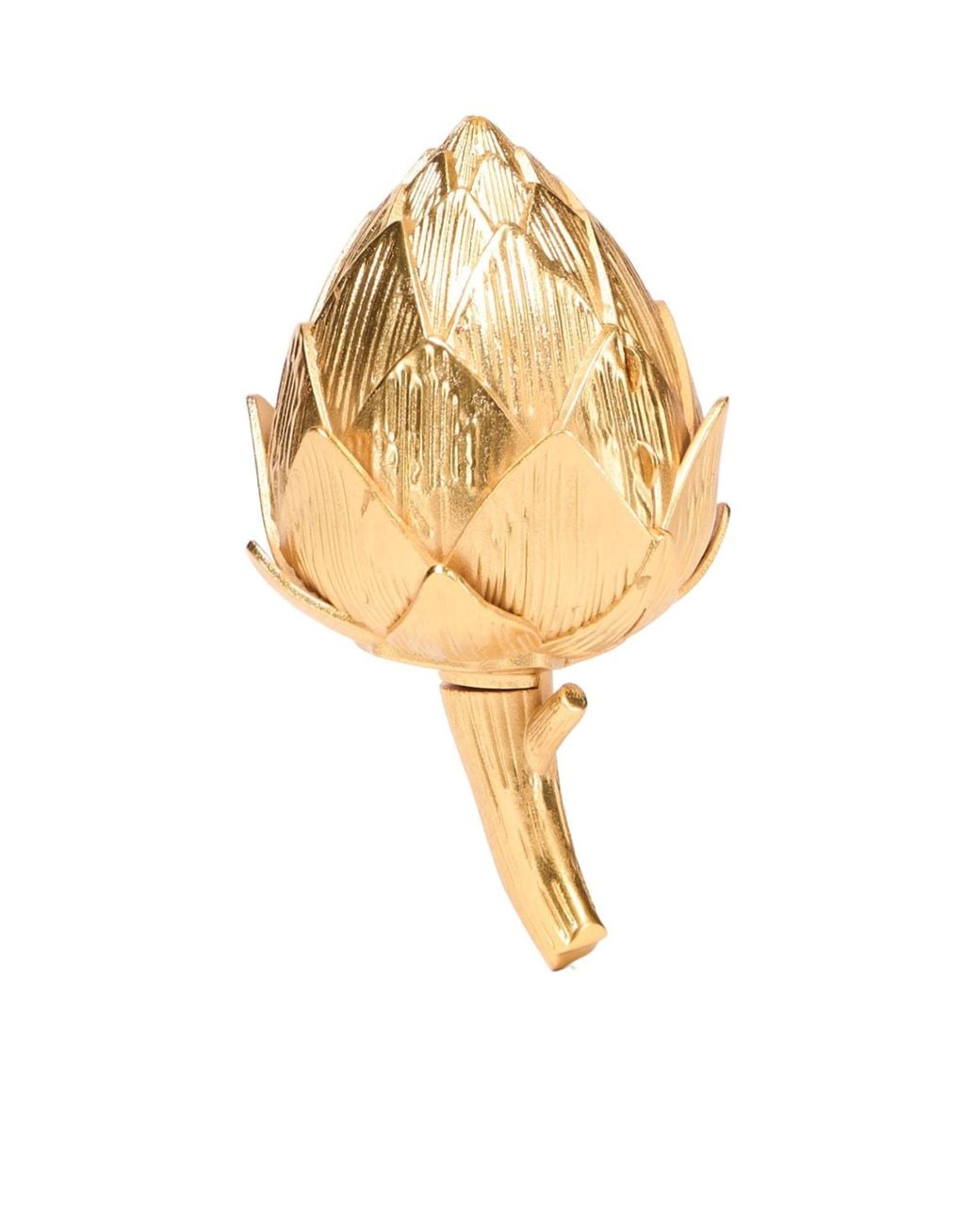 Jonathan Simkhai Metallic Artichoke-Shape Clutch Bag