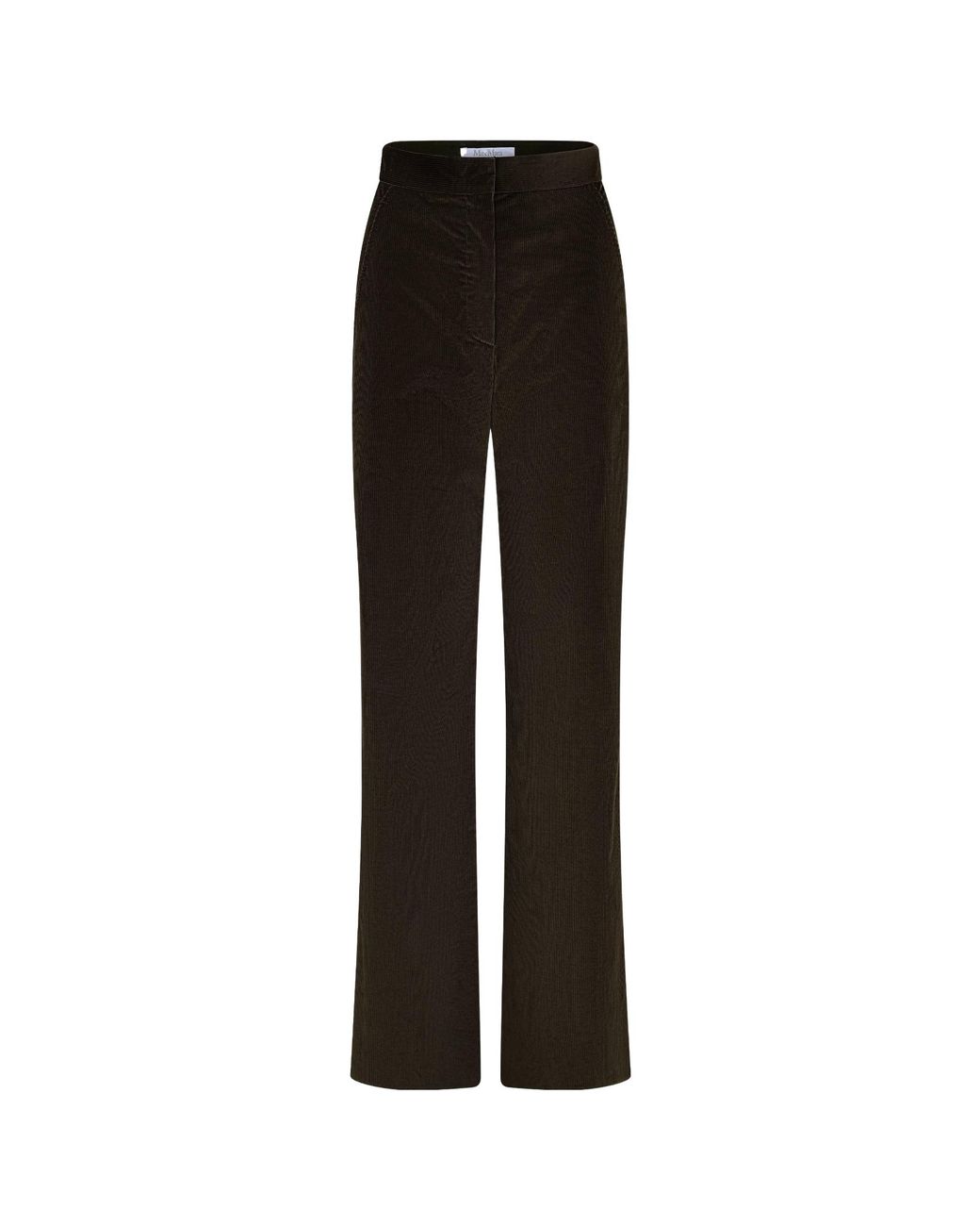 Max Mara Black High-Waisted Wide-Leg Casual Pants