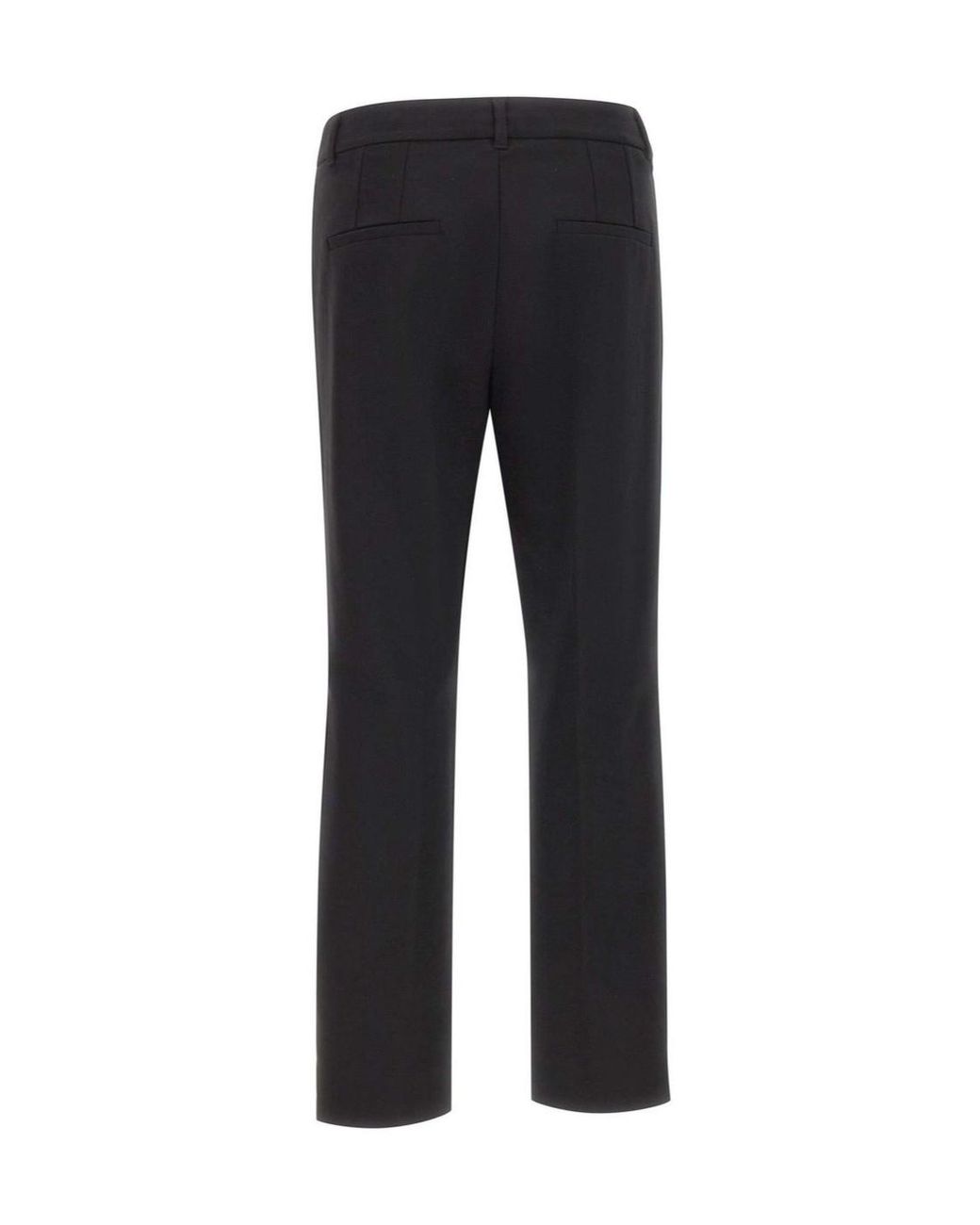 Marella Black Tailored Straight-Leg Pants