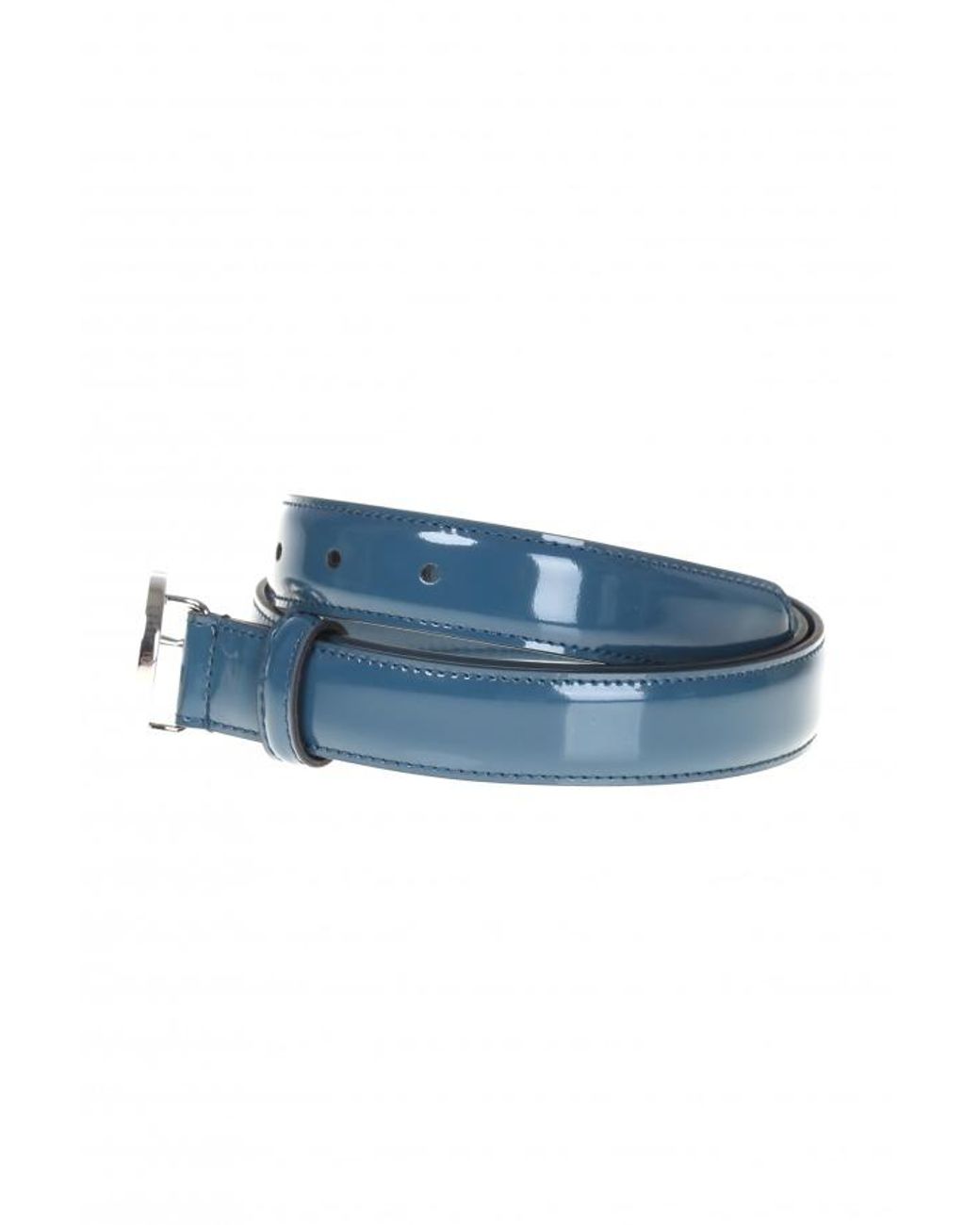 Gucci Blue Interlocking Waist Belt