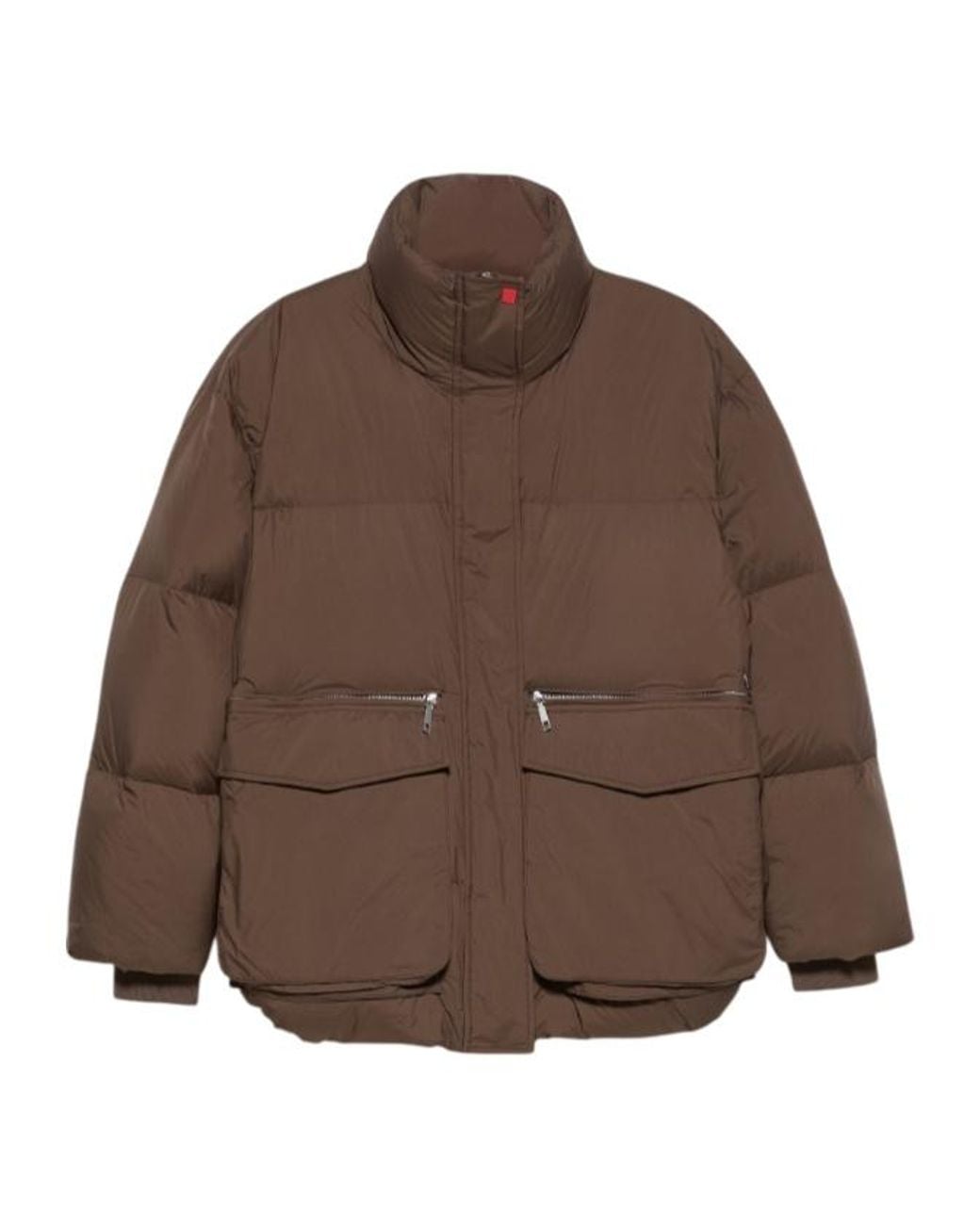 MAX&Co. Brown Oversized Padded Bomber Jacket