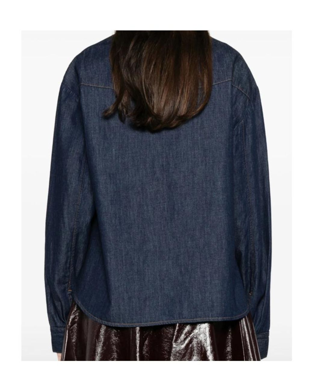 Khaite Blue Denim Shirt