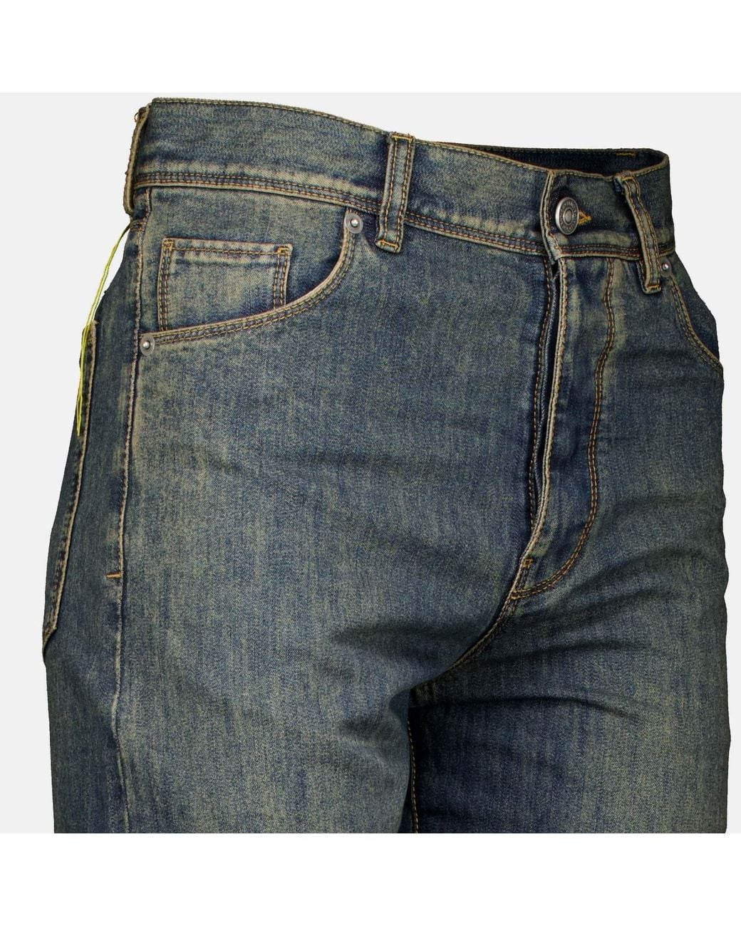 Fendi Blue Straight-Leg Long Jeans