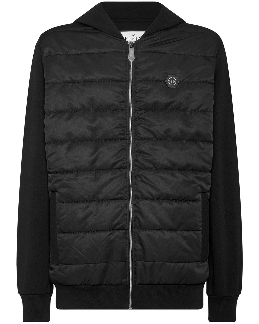 Philipp Plein Black Puffer Jacket for men