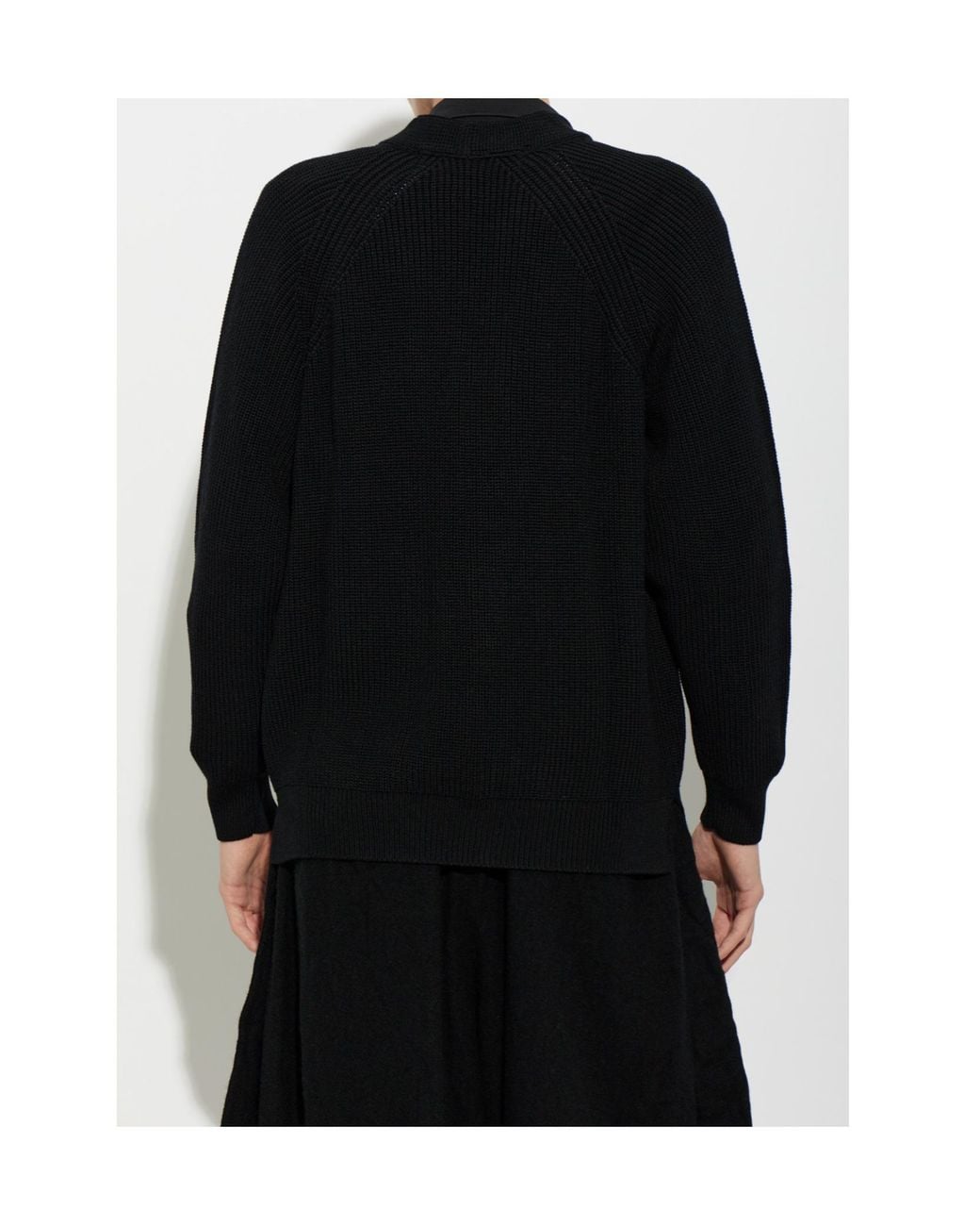 Comme des Garçons Black Long-Sleeved Casual Jacket for men