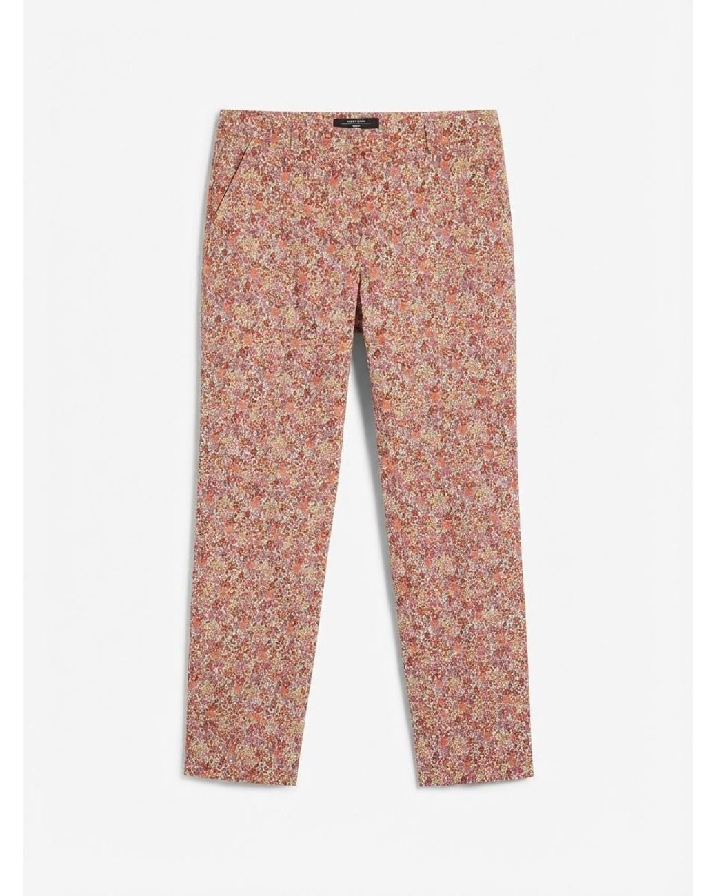 Weekend by Maxmara White Flower Casual Pants