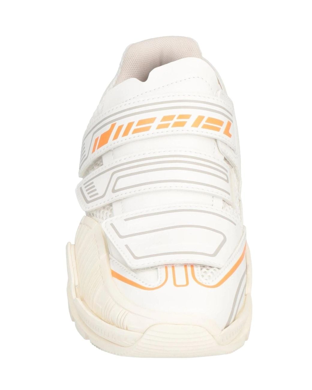 DIESEL White Comfortable And Breathable Colored Low-Top Sports Shoes