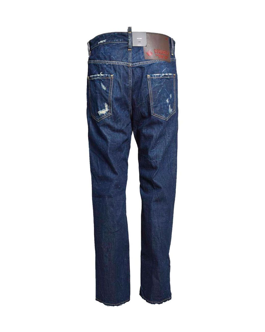 DSquared² Blue 642 Logo Patch Jeans for men