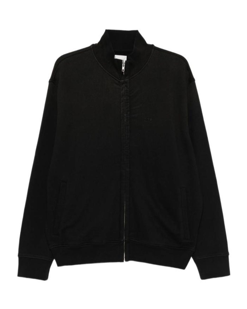 Arte' Black Long-Sleeve Sweatshirt for men