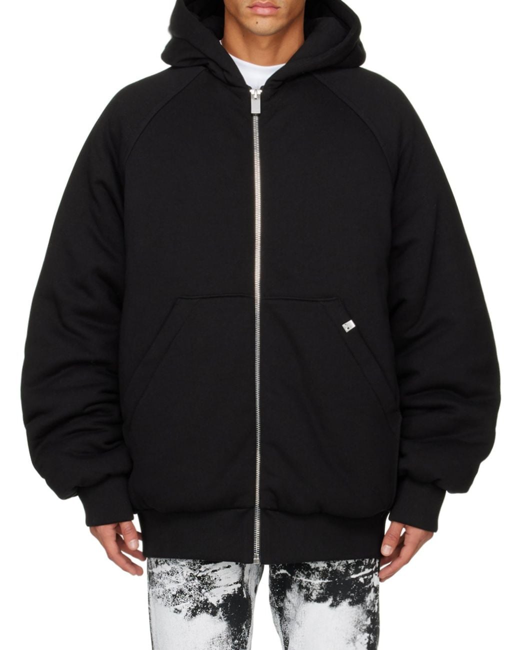 1017 ALYX 9SM Black 1017 9Sm Zip-Up Hooded Jacket for men