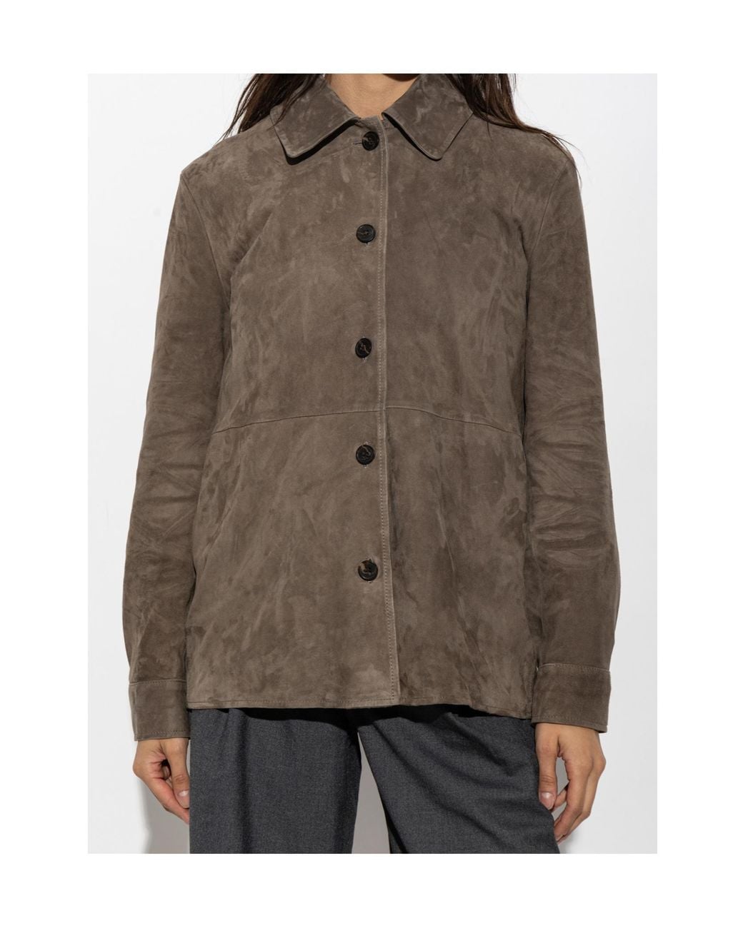 Arma Brown Vicky Button-Up Jacket