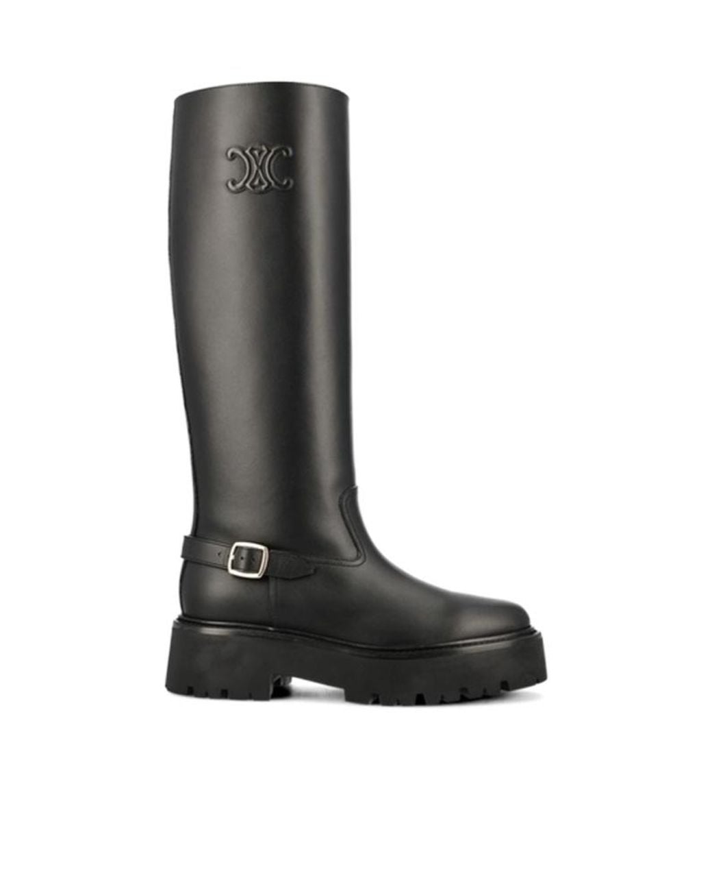Céline Black Bulky High Boot
