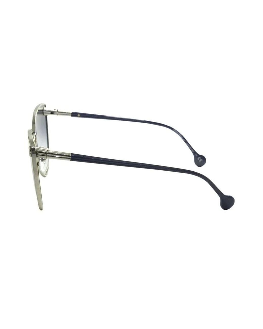 Ferragamo Blue Logo Sunglasses