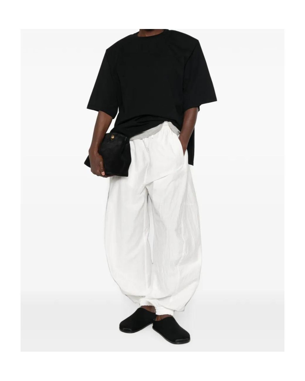 Frankie Shop Black Anira Padded T-Shirt