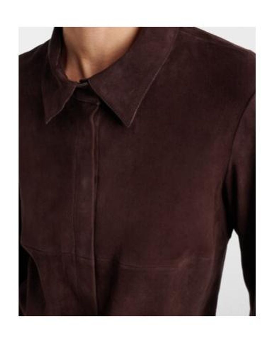 Stouls Brown Geraldine Suede Shirt Dress