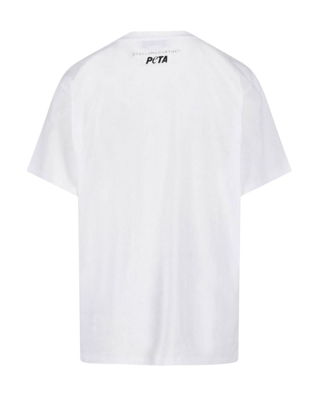 Stella McCartney White Printed Crewneck T-Shirt