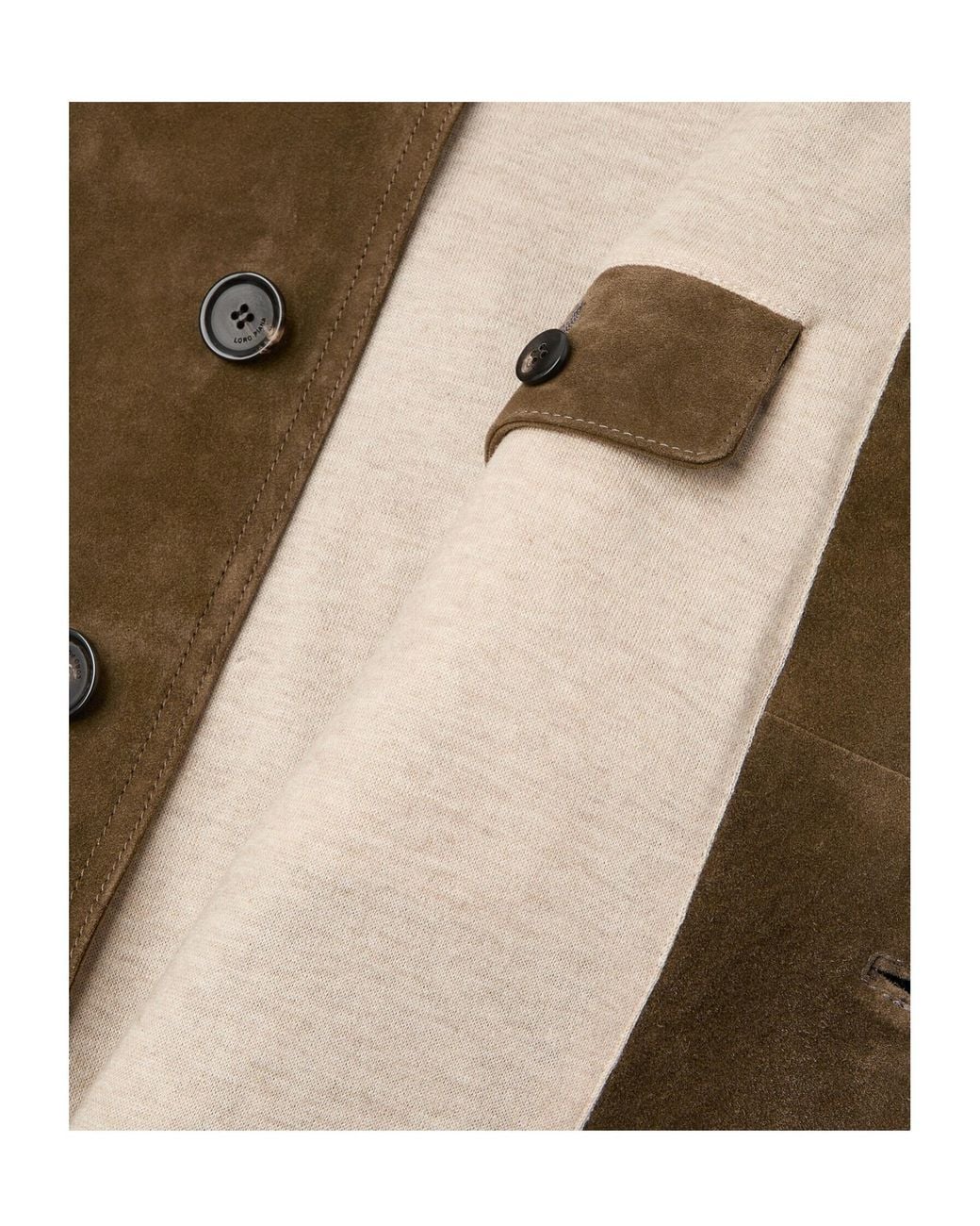 Loro Piana Green Maremma Leather Jacket for men