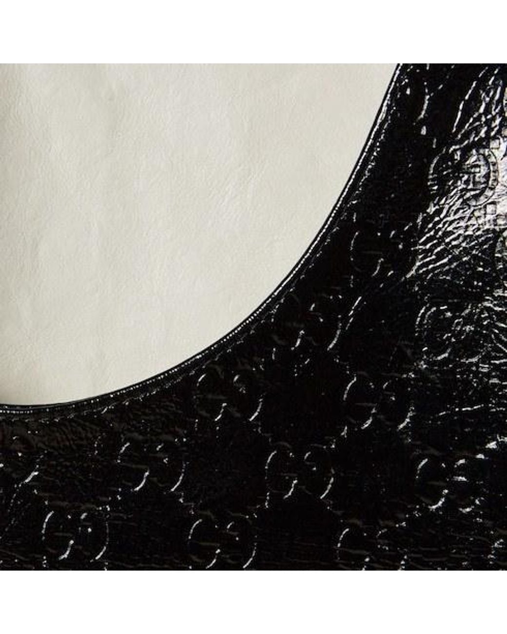 Gucci Black Gg Embossed Mini Dress