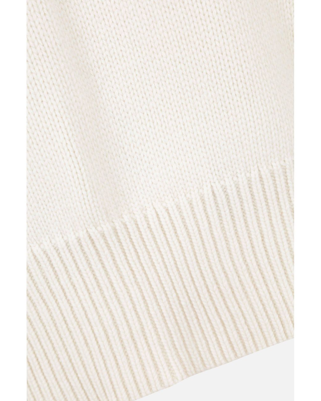 Chloé White Chloé Roll-Neck Knitted Jumper