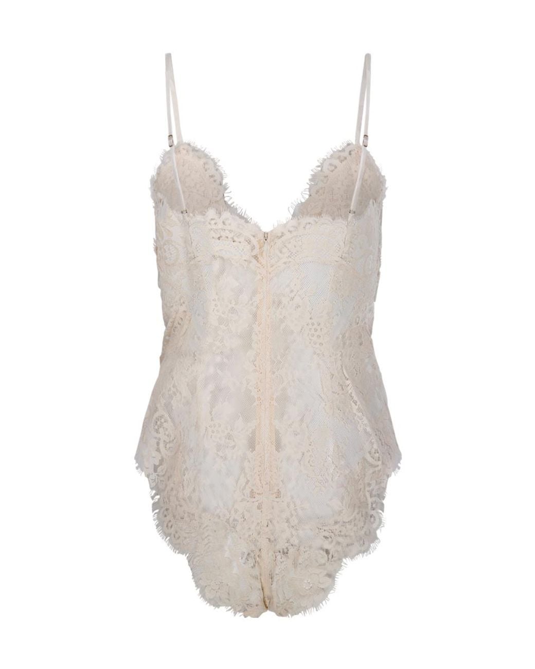Zimmermann White Lace Teddy
