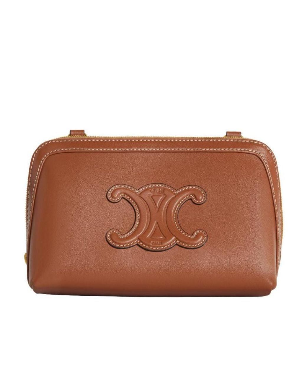 Céline Brown Clutch On Chain