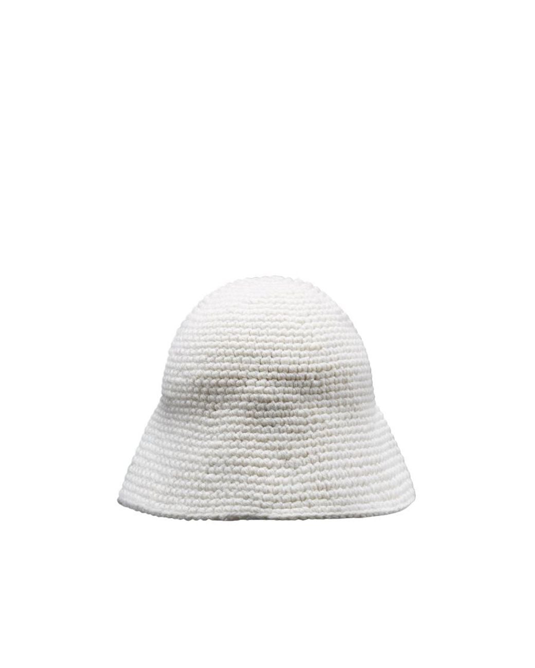 Moncler Green Crochet Hat for men