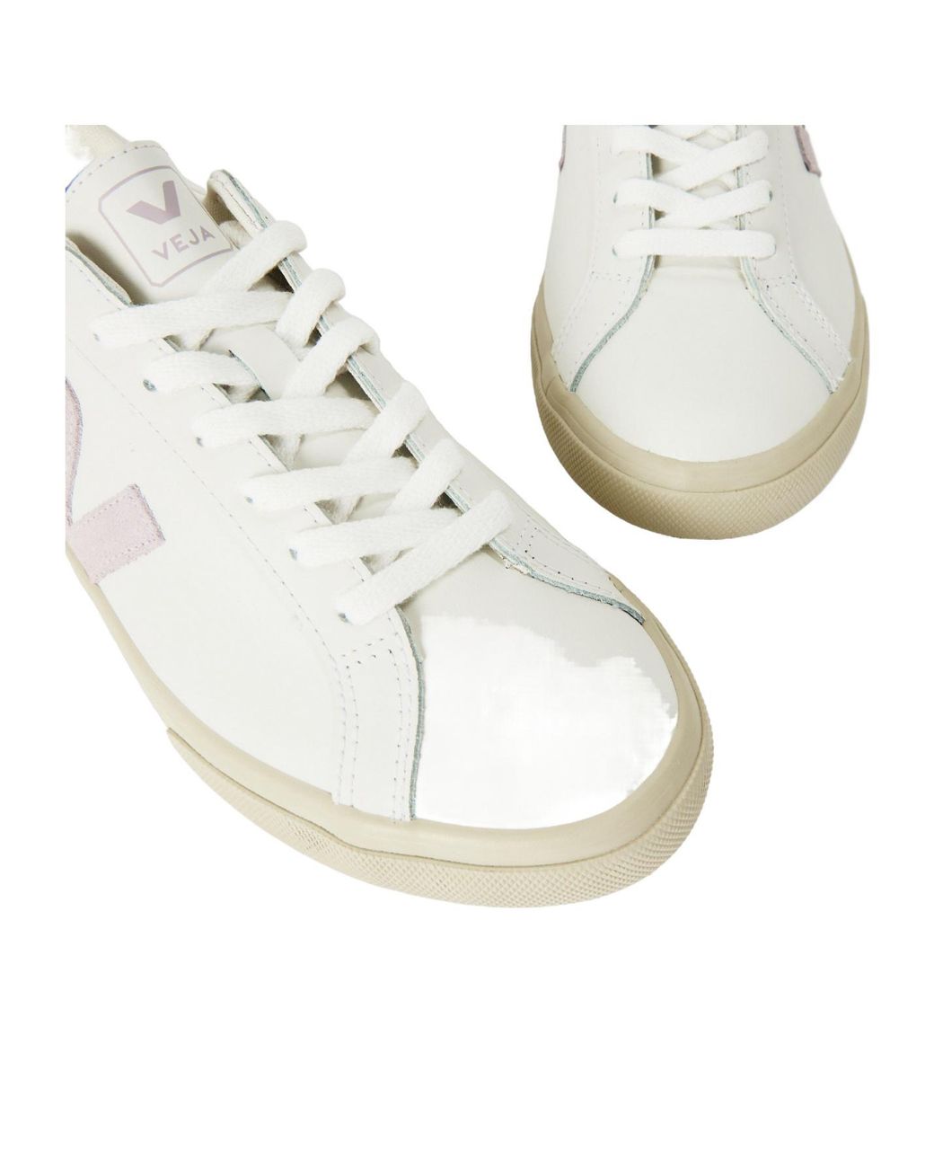 Veja White Minimalist Lowtop Shoes
