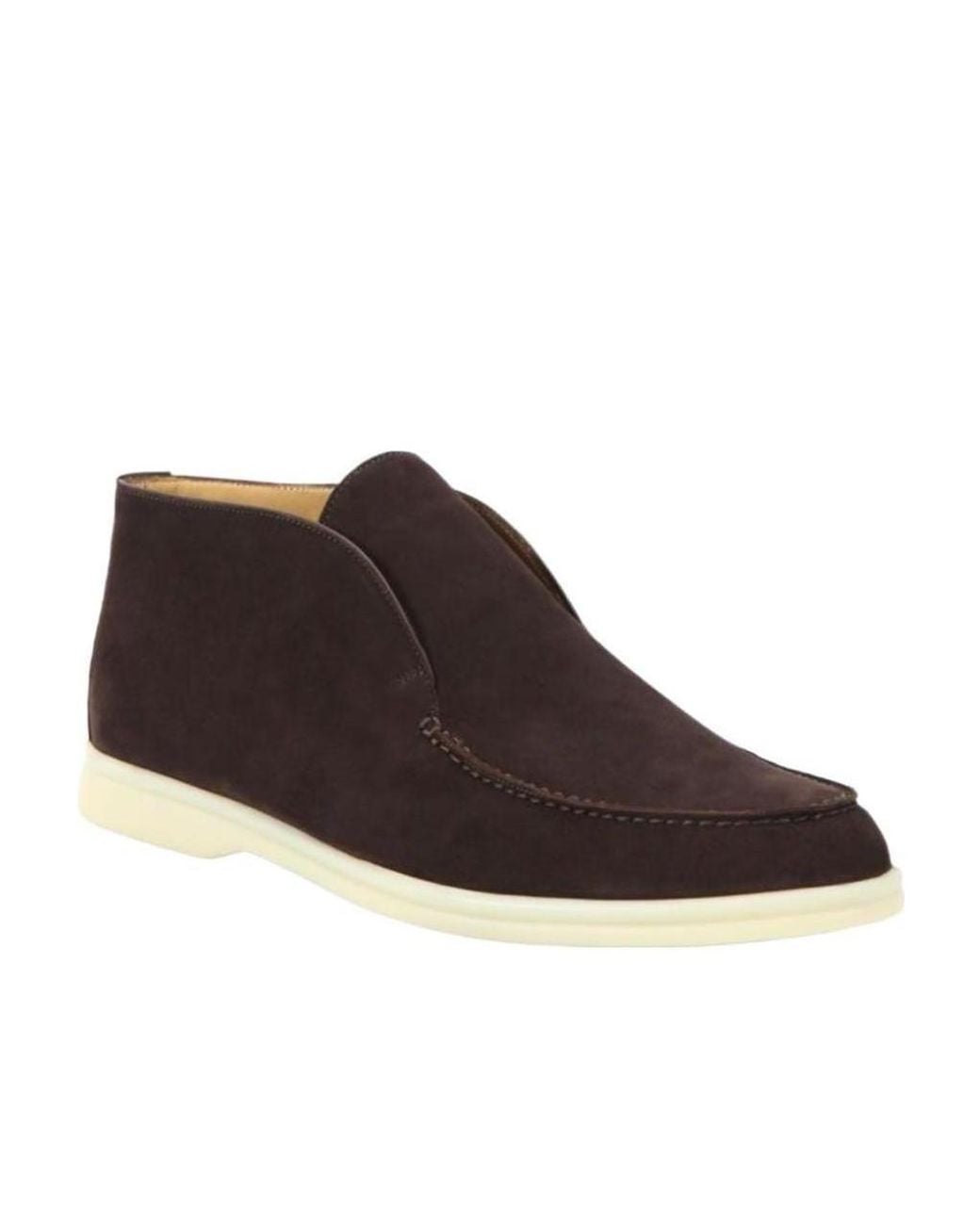 Loro Piana Brown Polacchino Uomo Ankle Boots for men