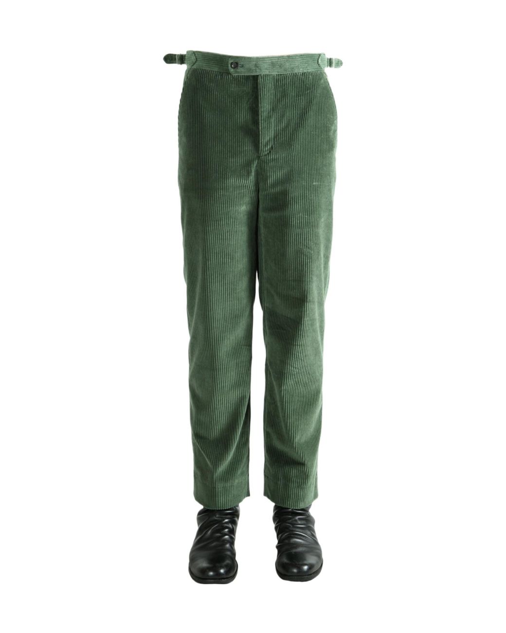 Bode Green Corduroy Trousers for men