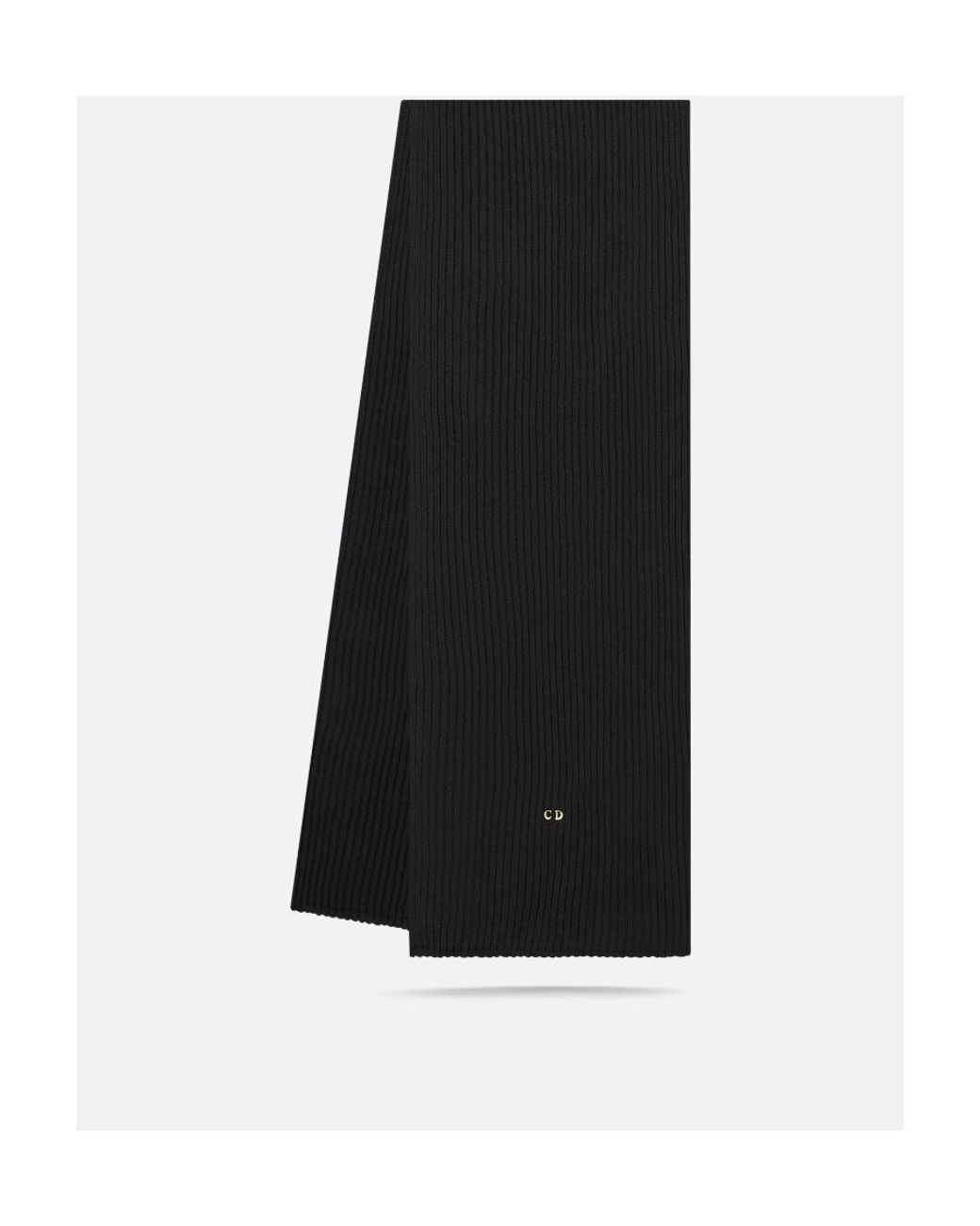 Dior Black Scarf
