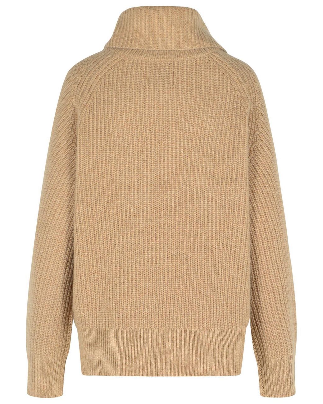 Loulou de Saison Natural Lapel Long-Sleeved Sweater
