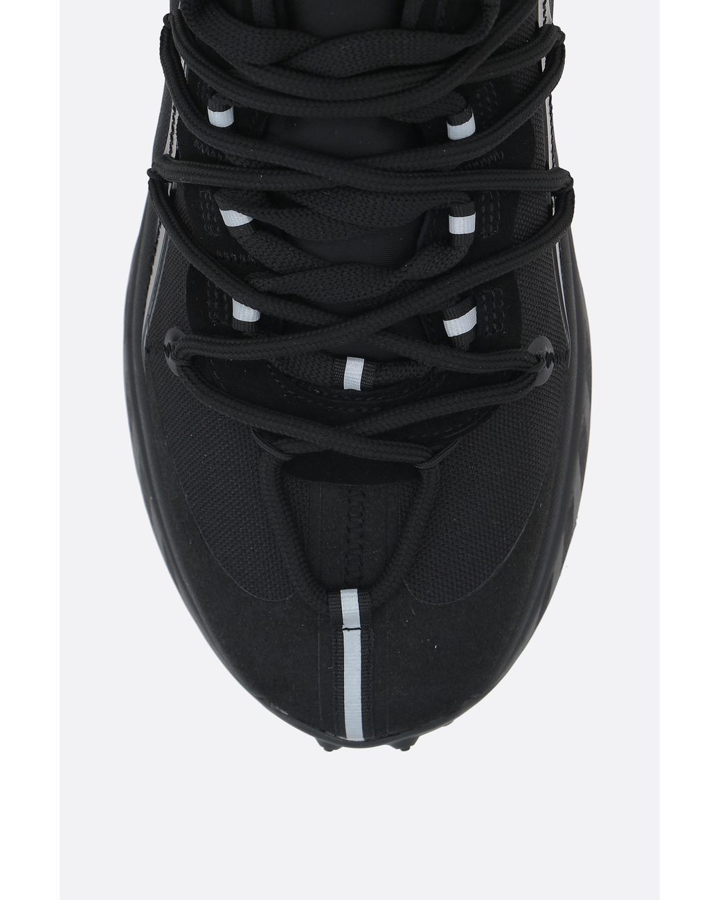 DSquared² Black Bubble Lace-Up Leather Sneakers for men