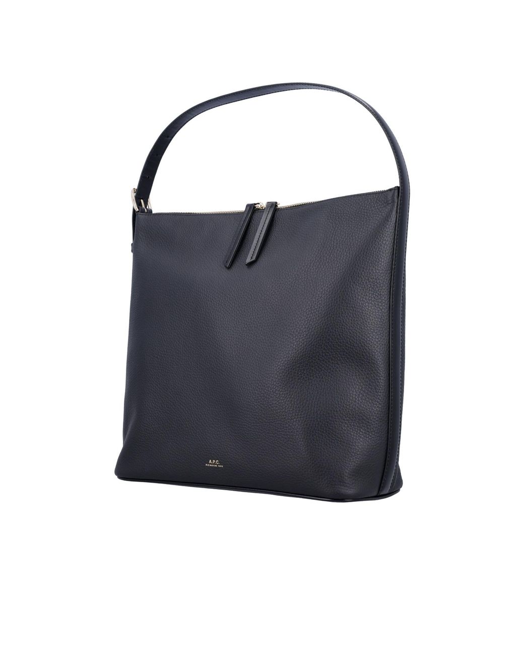A.P.C. Blue Zippered Tote