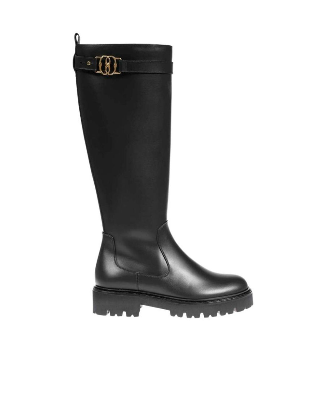 Bally Black Logo Logo Boots