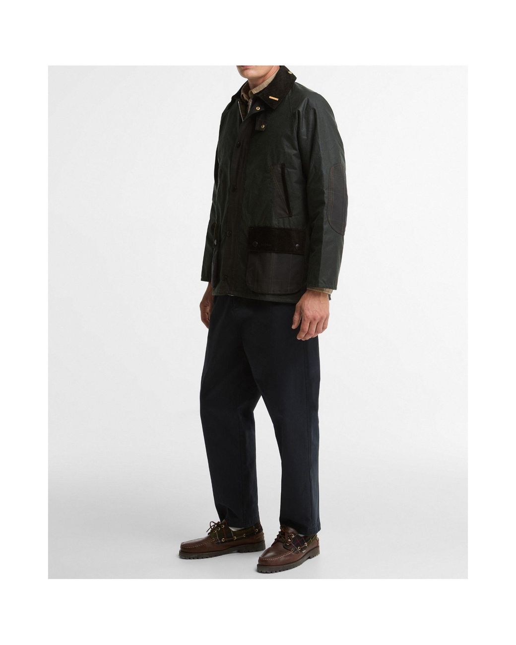 Barbour Black Wax Field Jacket for men