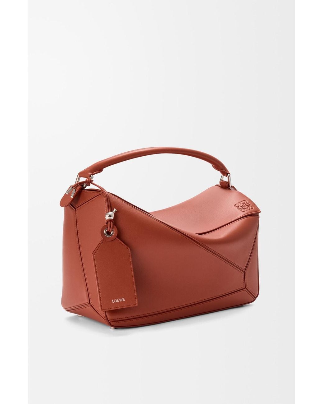 Loewe Red Large Featherlight Puzzle Bag for men