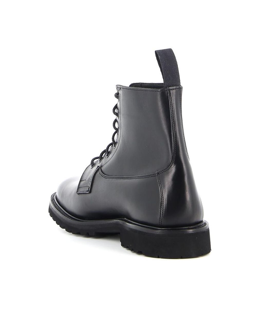 Tricker's Black Tricker's Burford Derby Boots for men