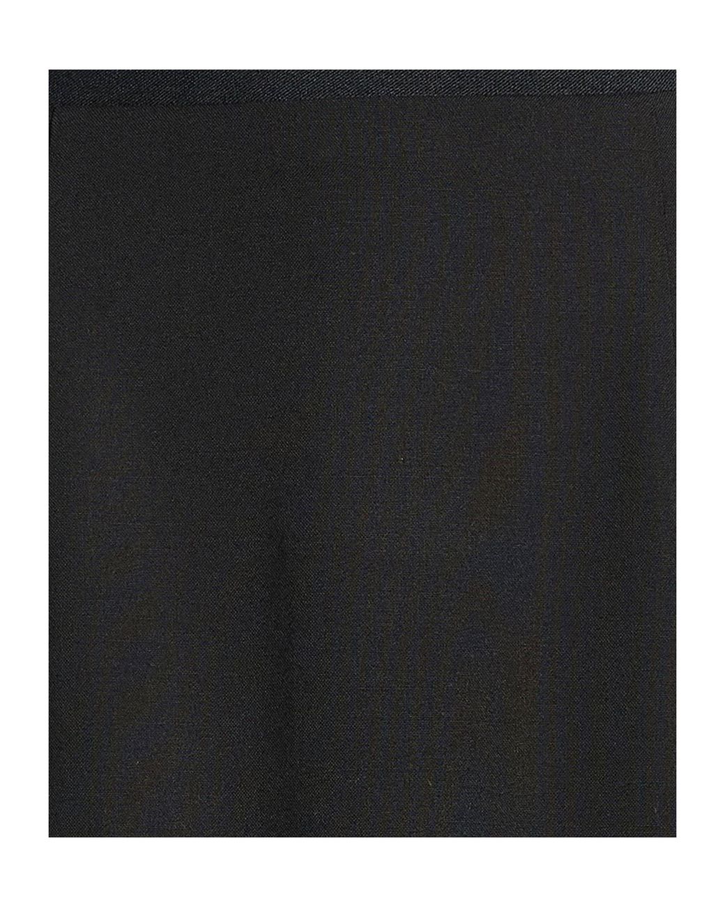 Sportmax Black Wool Pencil Skirt