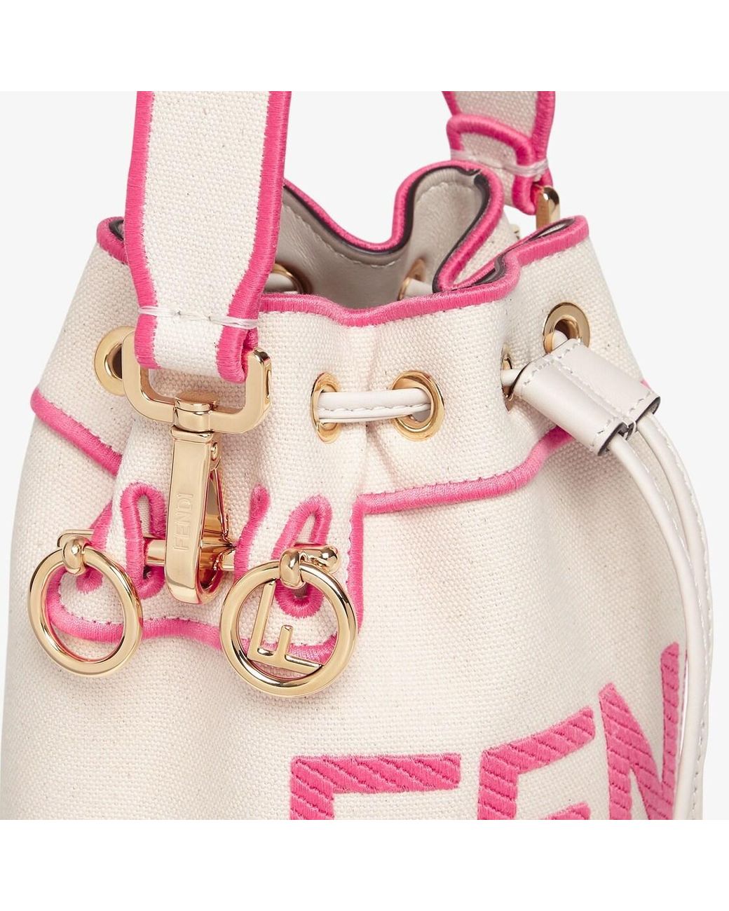 Fendi Pink Small Mon Tresor Bucket Bag