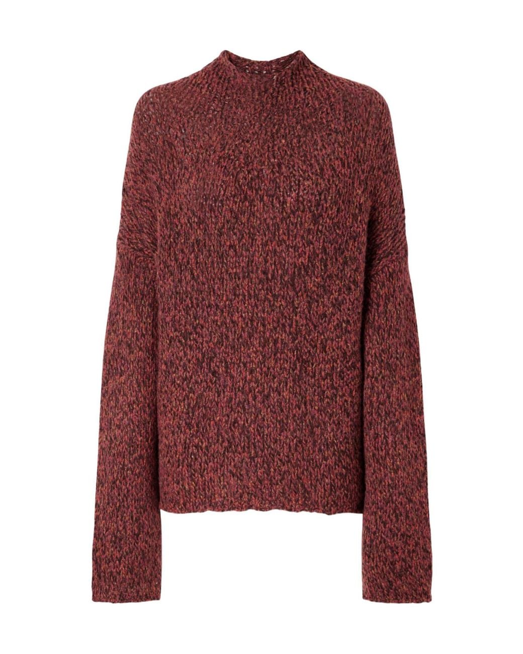 Khaite Red Turtleneck Sweater