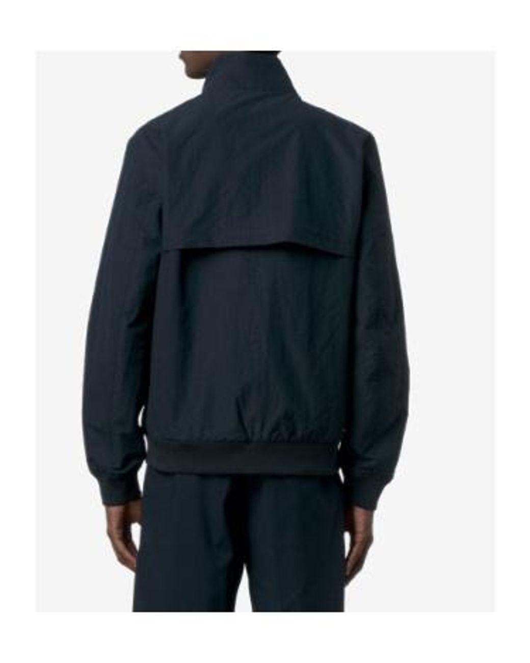 K-Way Blue Reversible Zip-Up Jacket for men