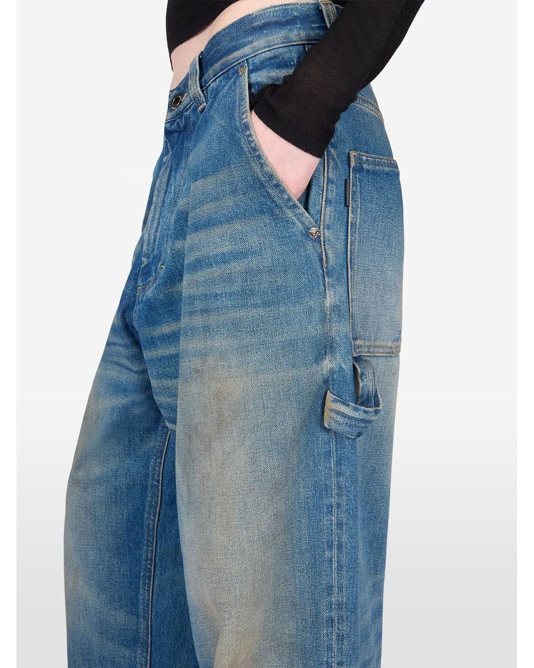 Haikure Blue Wide-Leg Jeans