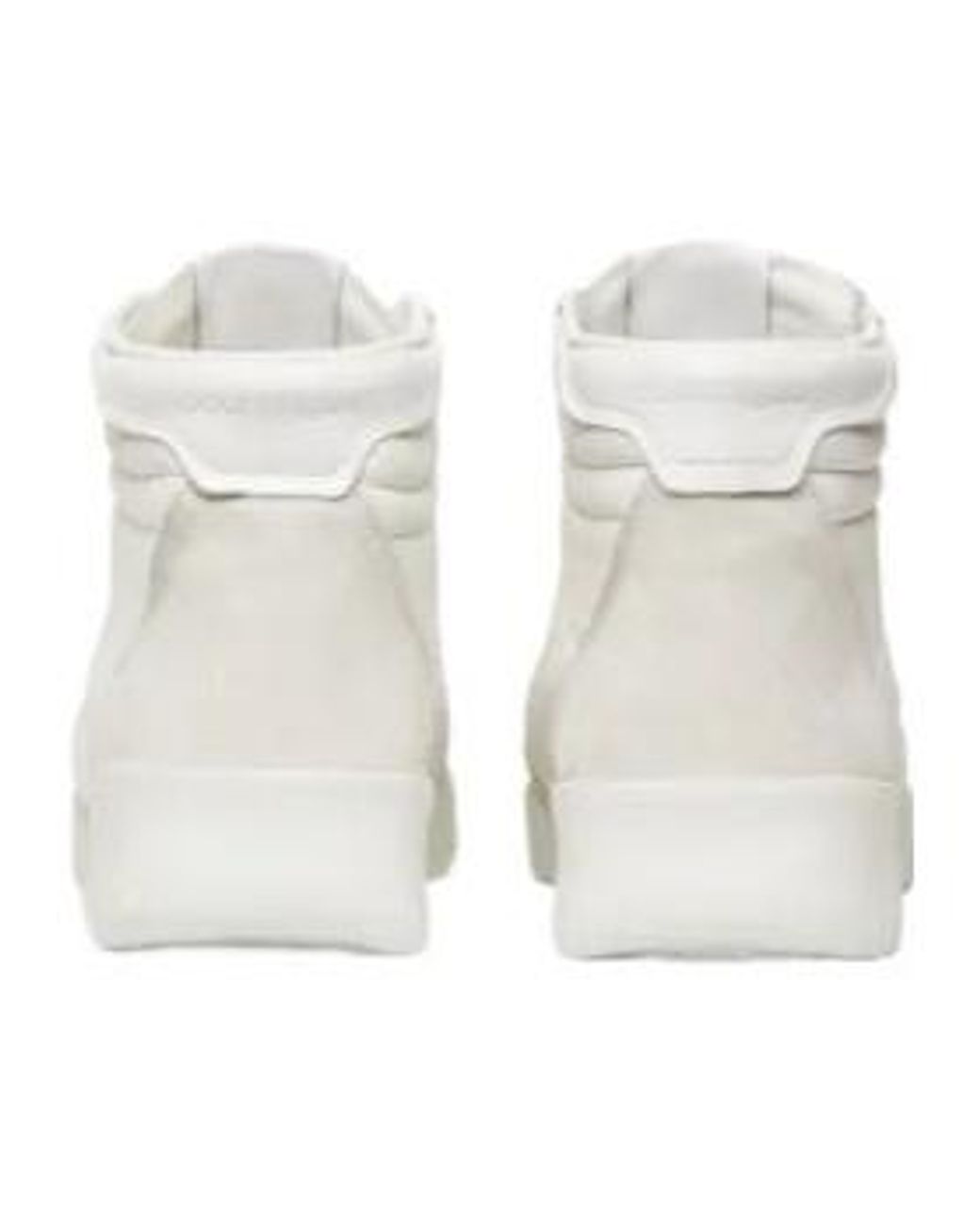 Courreges Natural Padded Leather Sneakers