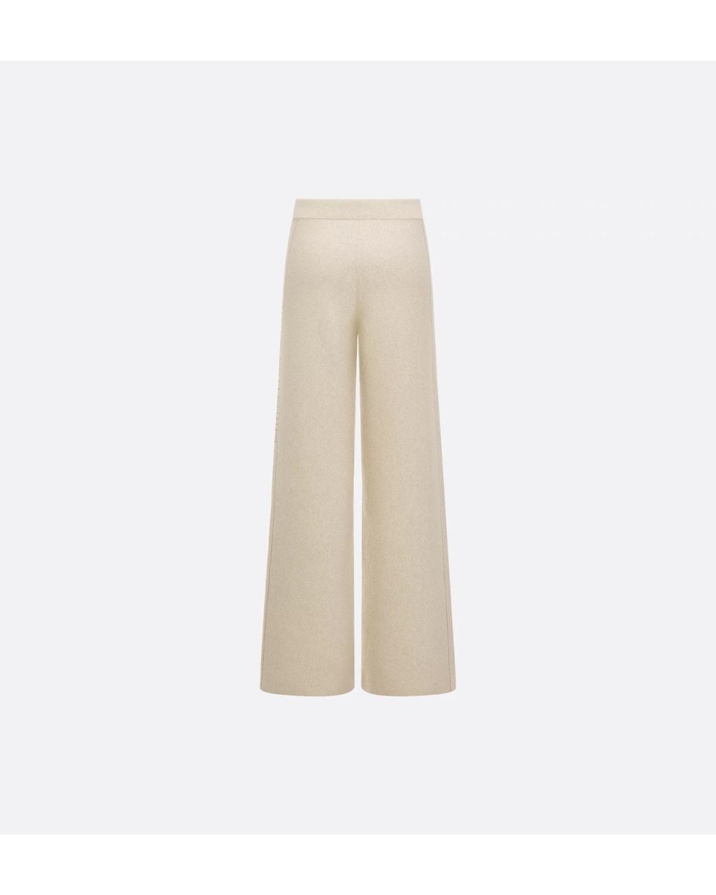 Dior Natural Reversible Flared Pants