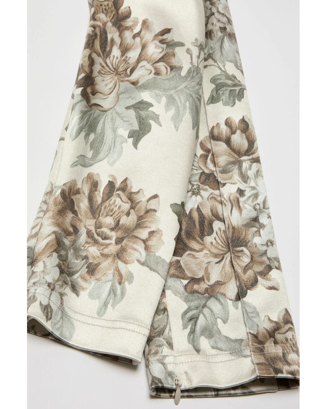 Acne Multicolor Fitted Printed Trousers