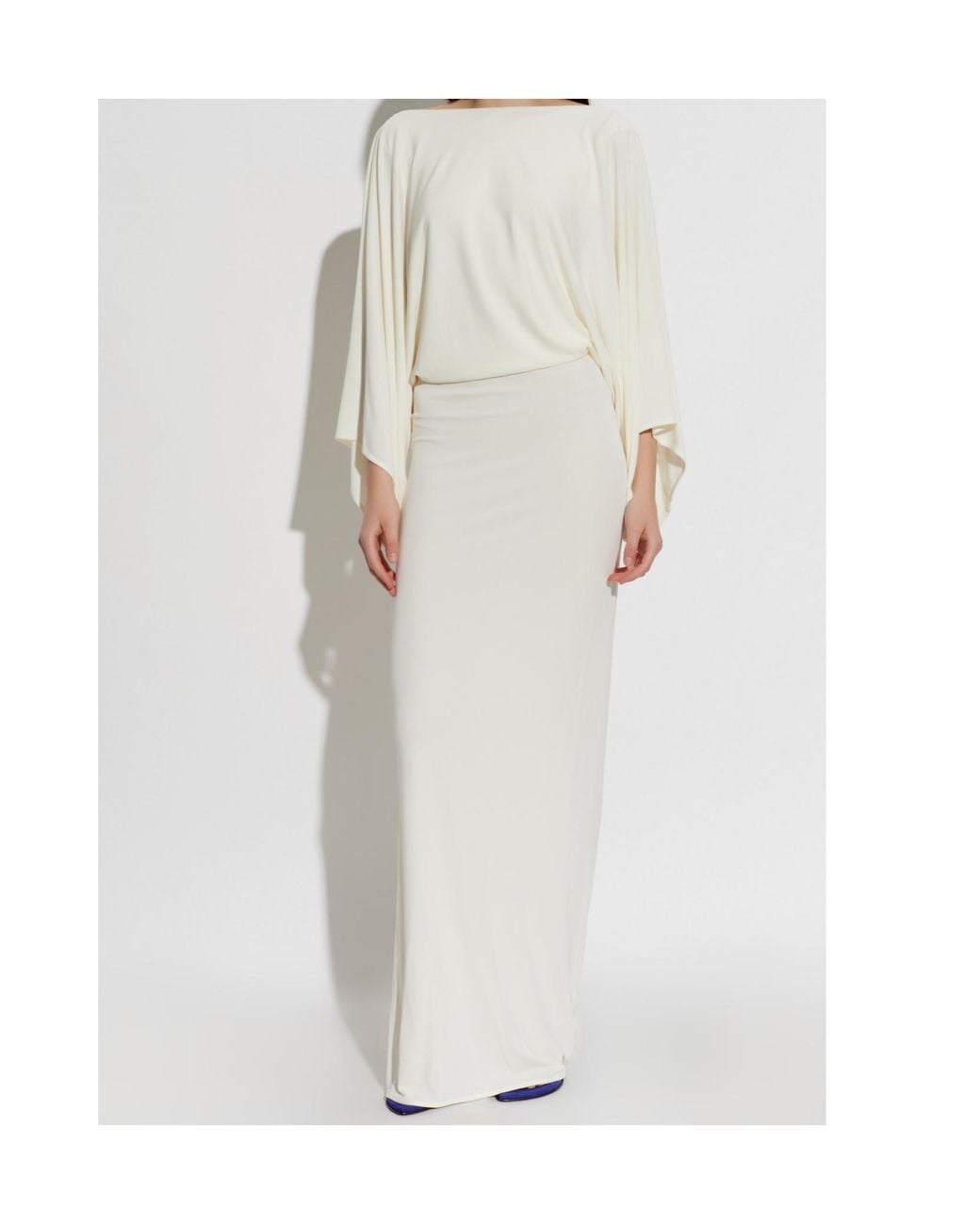 Cult Gaia White Long-Sleeved Dress